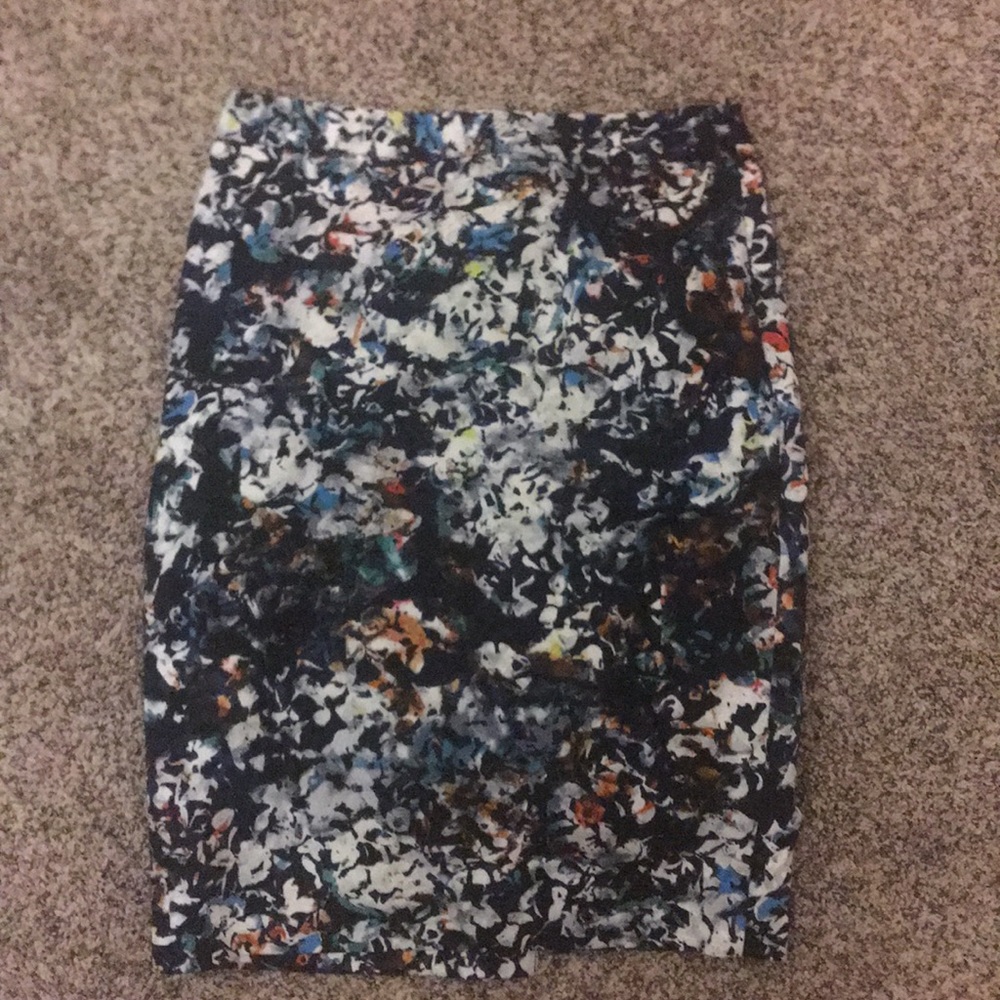 The Limited floral pencil skirt